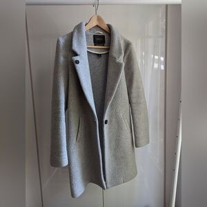 Maison Scotch - Light Grey Wool Blend Winter Coat